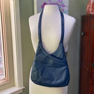 Frenchy of California Elegant Blue Shoulder Bag